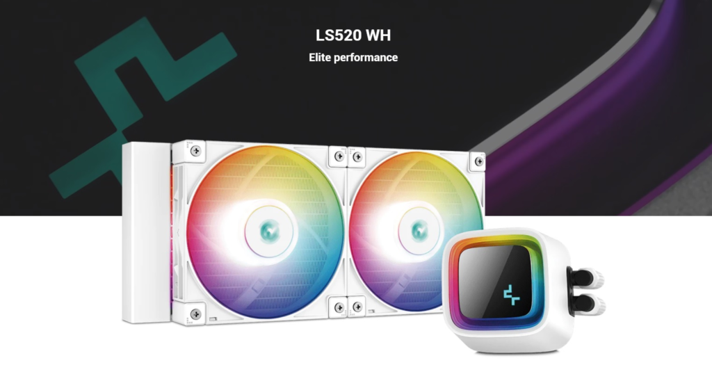 خنک کننده مایع پردازنده دیپ کول LS520 WHITE 