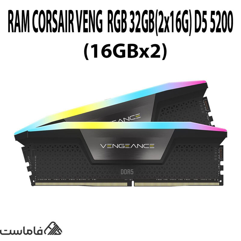 RAM CORSAIR VENG RGB 32GB(2x16G) D5 5200 (CMH32GX5M2B5200C40)