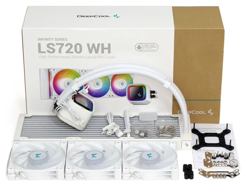  خنک کننده مایع پردازنده دیپ کول DEEPCOOL LIQUID LS720 WHITE