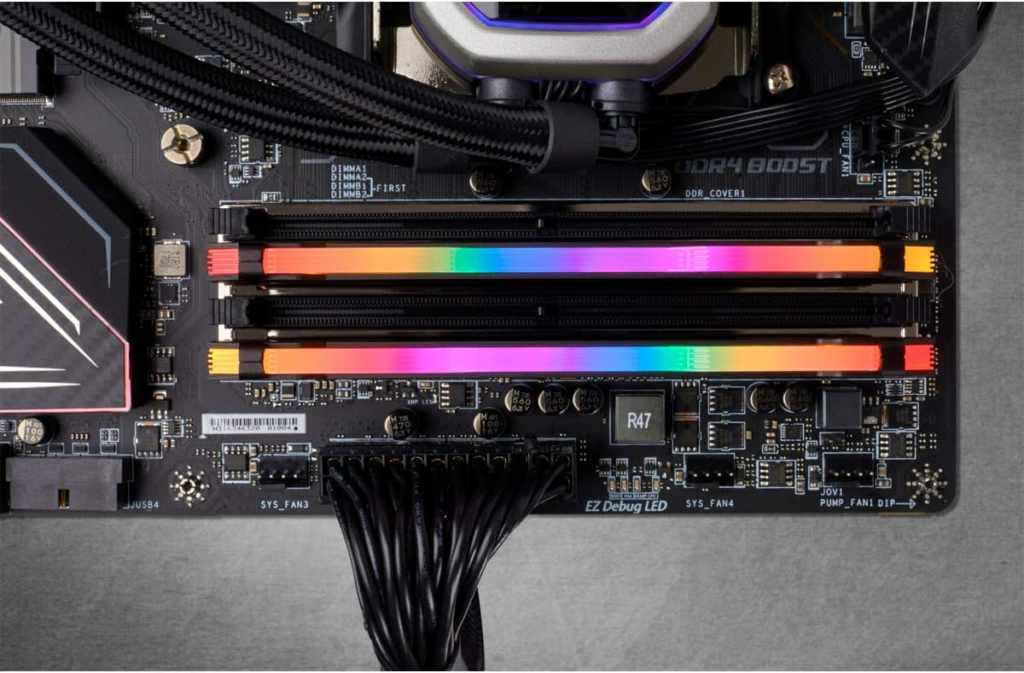 رم کورسیر VENGEANCE RGB PRO 32GB 16GBx2 3600MHz CL18 