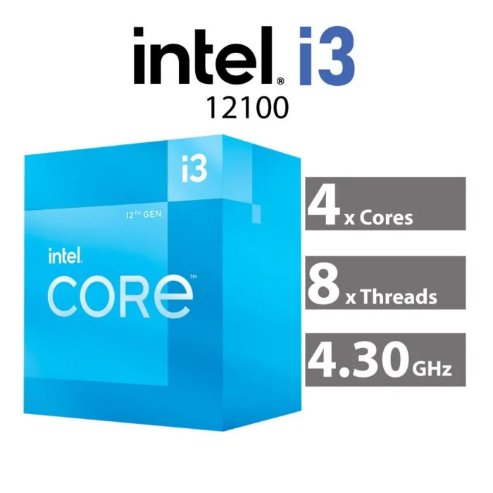 پردازنده بدون باکس اینتل CPU Intel Core i3 12100 TRY