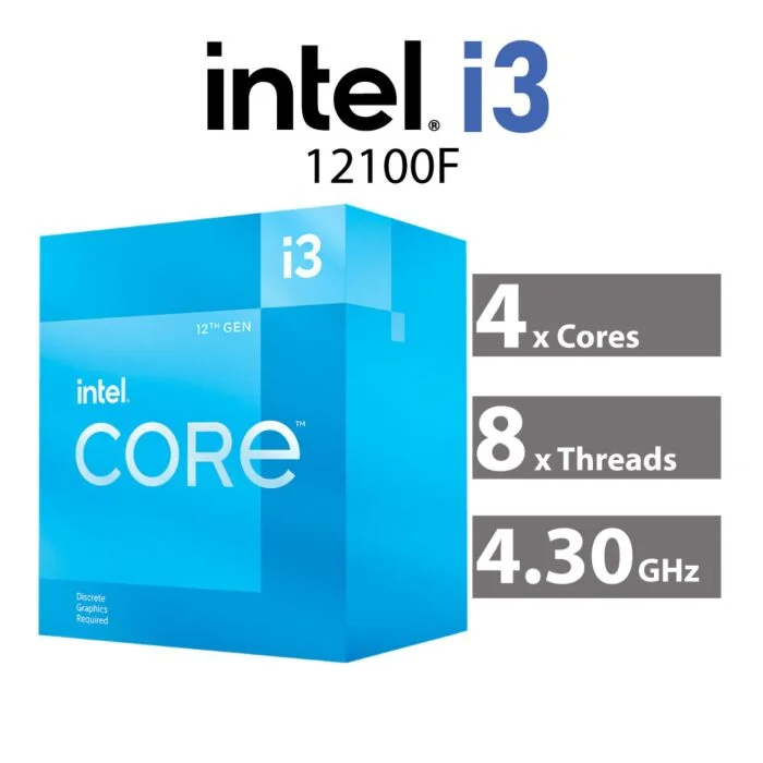 پردازنده بدون باکس اینتل CPU Intel Core i3 12100F TRY