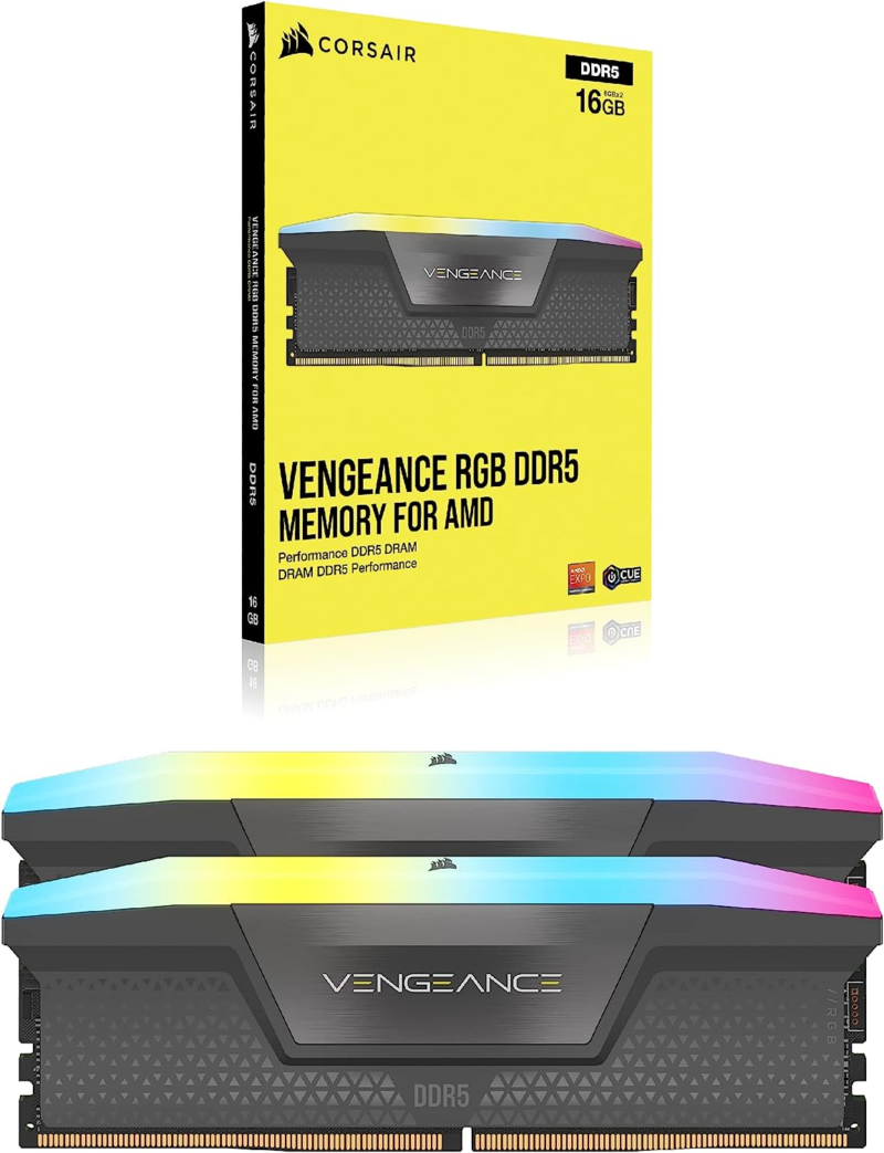 VENGEANCE RGB 64GB 32GBx2 5200MHz CL40 DDR5