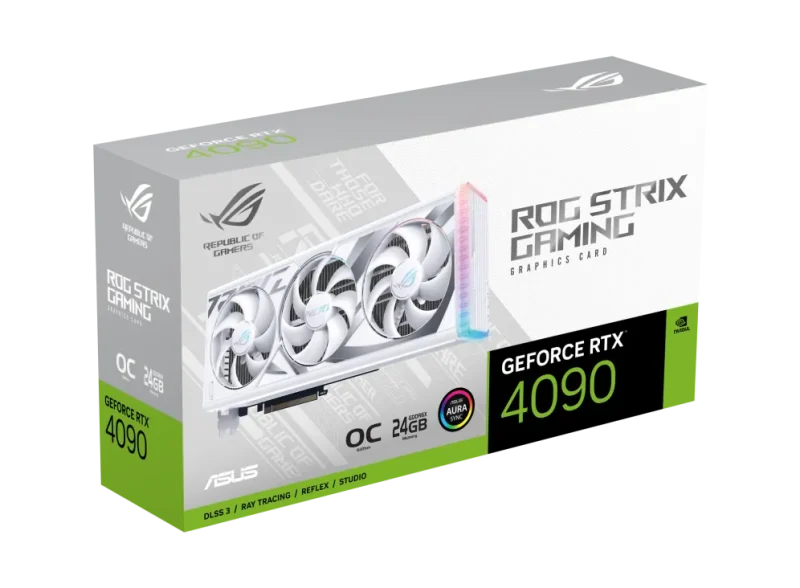 کارت گرافیک ایسوس ROG Strix GeForce RTX 4090 24GB GDDR6X White OC Edition