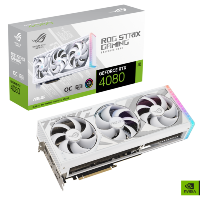 ROG Strix GeForce RTX 4080 16GB GDDR6X White OC Edition