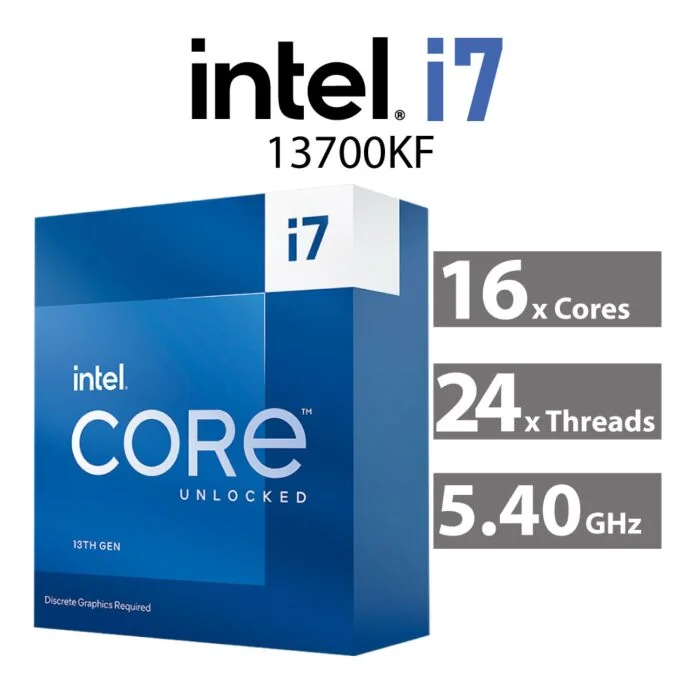 پردازنده بدون باکس اینتل CPU Intel Core i7 13700 KF TRY 