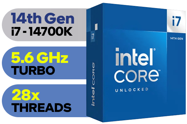 پردازنده بدون باکس اینتل CPU Intel Core i7 14700K TRY