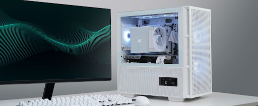 CASE DEEPCOOL CH360 DIGITAL WHITE 