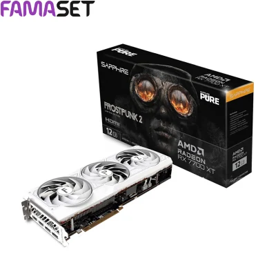 PURE RX 7700 XT FROSTPUNK 2 FULL EDITION کارت گرافیک سافایر مدل